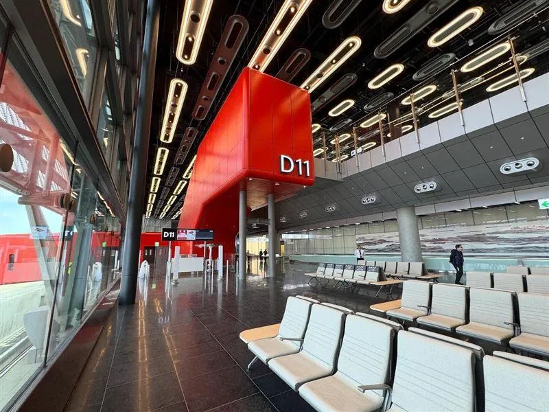 影/桃機第3航廈北廊廳今試營運首日　3航班搶先試行