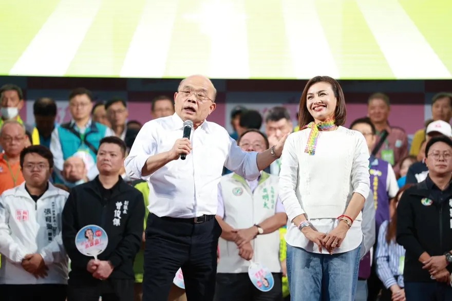 站台力挺邱議瑩！蘇貞昌喊：高雄國民黨若贏民進黨就包起來了