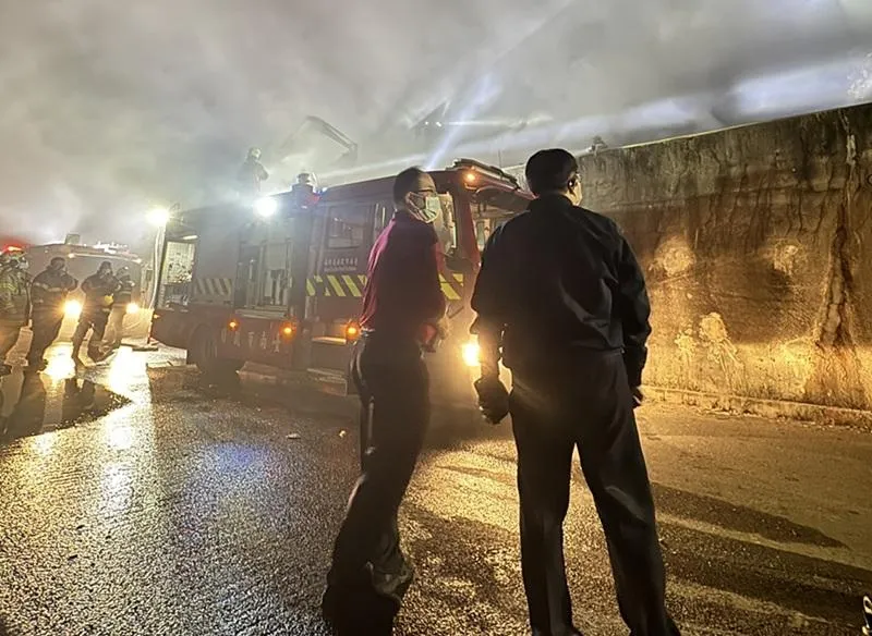 台南又有垃圾場燒起來！市府：未波及丹娜絲風災石綿廢棄物