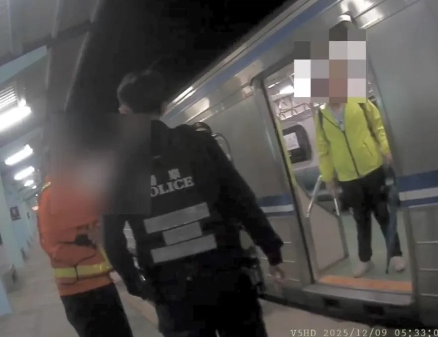 影/台鐵吉安站莽男搭霸王車　還猛推、毆打站務員