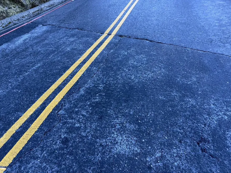 合歡山台14甲線有局部結冰機率　12/13起不排除機動交管