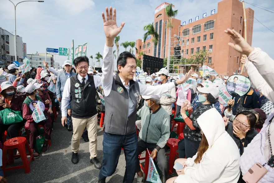 林俊憲麻豆後援會成立　7500人力挺展現團結氣勢