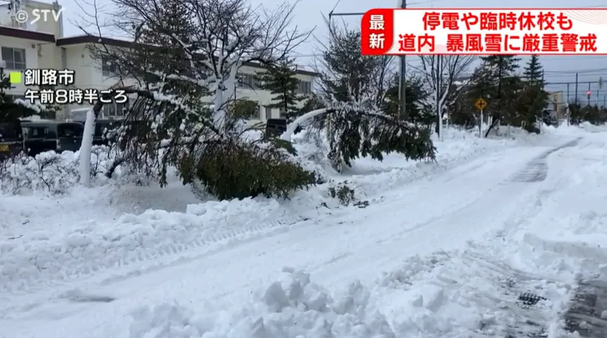 遊日注意！暴風雪襲北海道癱瘓交通　逾萬戶停電、57航班取消