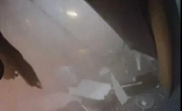 影/整片外牆被炸毀！台南民宅煮食釀瓦斯氣爆　爆炸瞬間曝