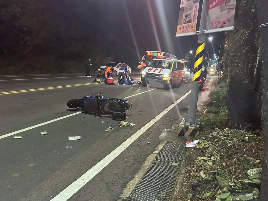 澎湖悲慘一刻！女機車騎士遭高速撞擊「宣告不治」