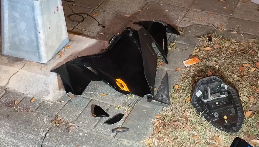 台中20歲騎士自撞身亡　友人目睹全程崩潰痛哭