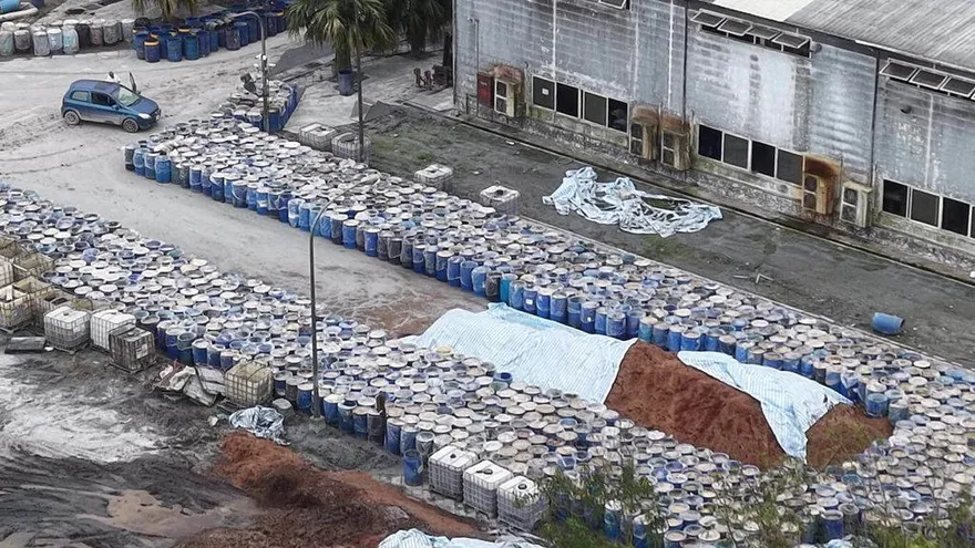 鳳林環科堆置逾千桶廚餘　花蓮環保局：月底前清除