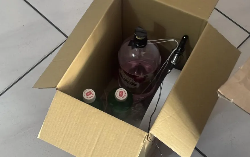 影/新北男不滿柯文哲交保　嗆「定時燃燒彈燒法院」