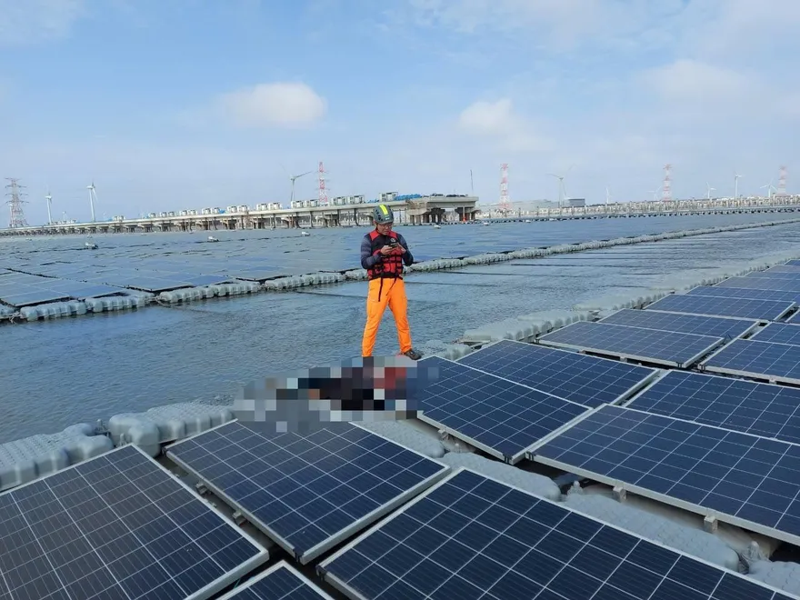 彰濱「海上光電板噩耗」最新！死者身分曝家屬慟