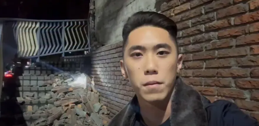 7.0強震來襲新北龍安陸橋磁磚掉落！陳世軒喊話市府全面檢修