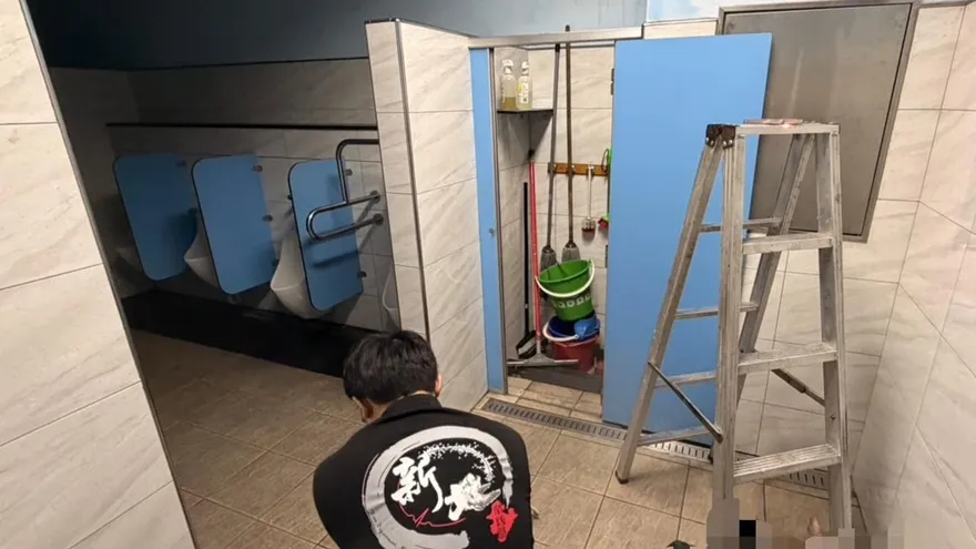 五股某國小工友修復震損水管　從鋁梯摔落「後腦著地」重創亡