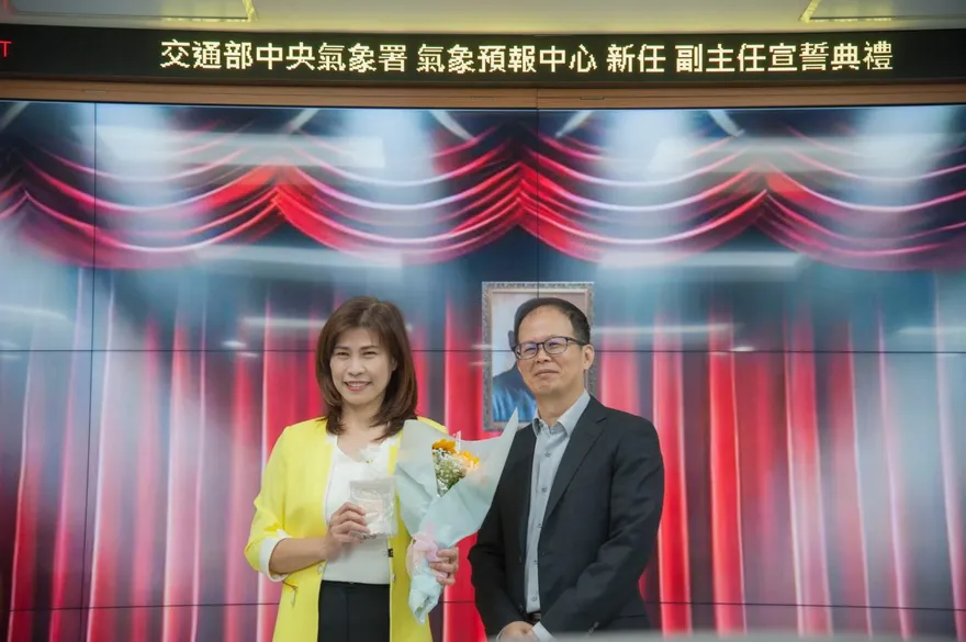 伍婉華升任氣象預報中心副主任！　鄭明典讚：年底好消息