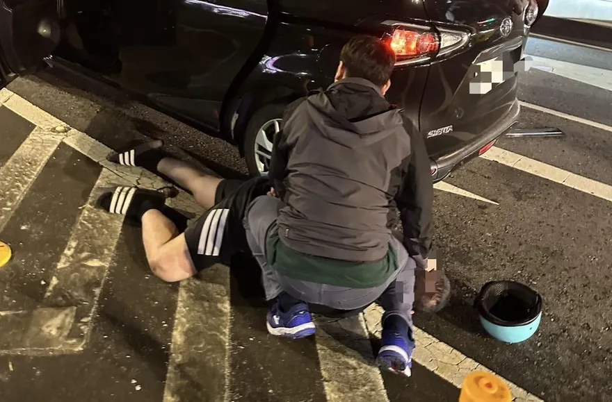 影/婦人遭詐慘噴780萬　警北市鬧區破車窗逮車手