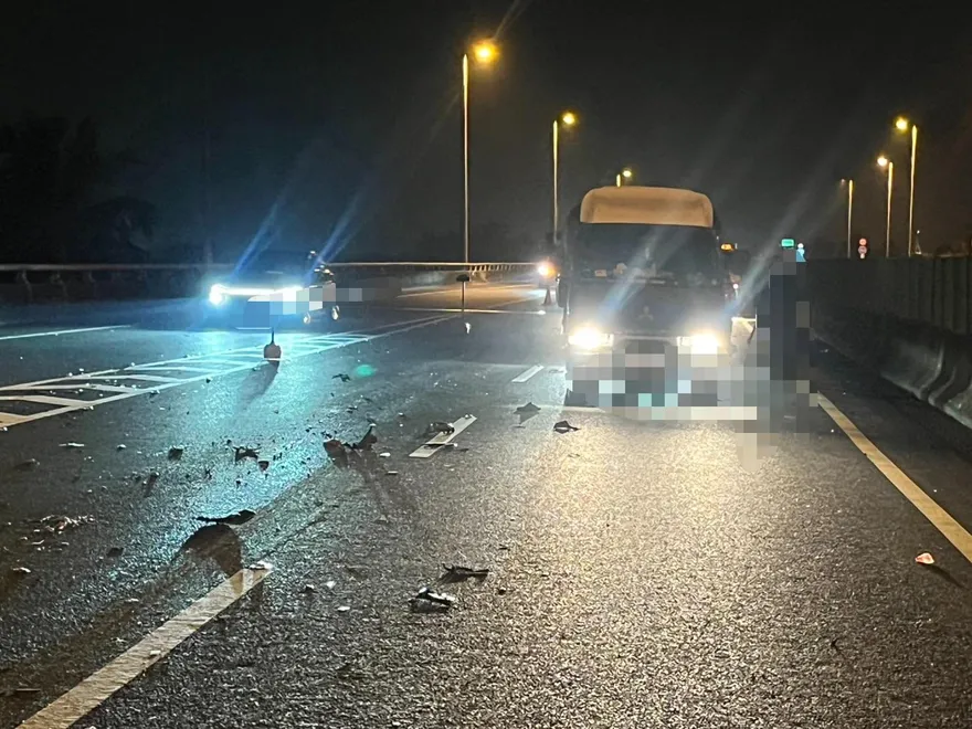 機車逆向闖國道3號！騎士當場遭貨車輾死