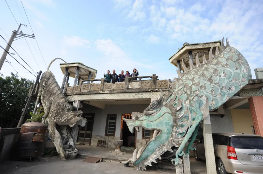 不只高雄！彰化也有「龍虎塔」　福興龍虎古宅吸睛曝光