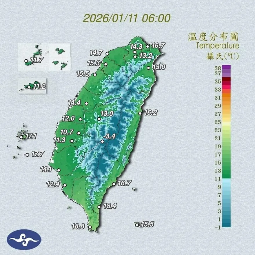 今清晨低溫比昨天高　鄭明典：「非因暖空氣」關鍵在雲量
