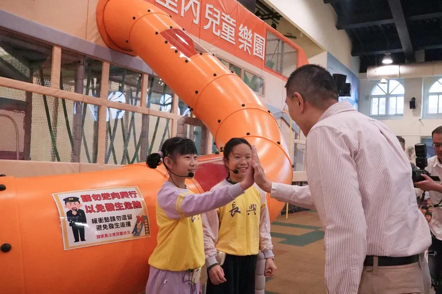 爸媽解放！基隆七堵樂園大童區開幕　3.5米高溜滑梯21日搶玩