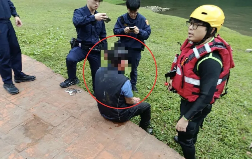 越籍失聯移工躲避查緝　6米高跳入北勢溪仍遭逮