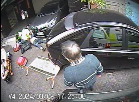 台中消防員跪地搶救25分鐘！奇蹟獲救美籍男跨海尋恩人