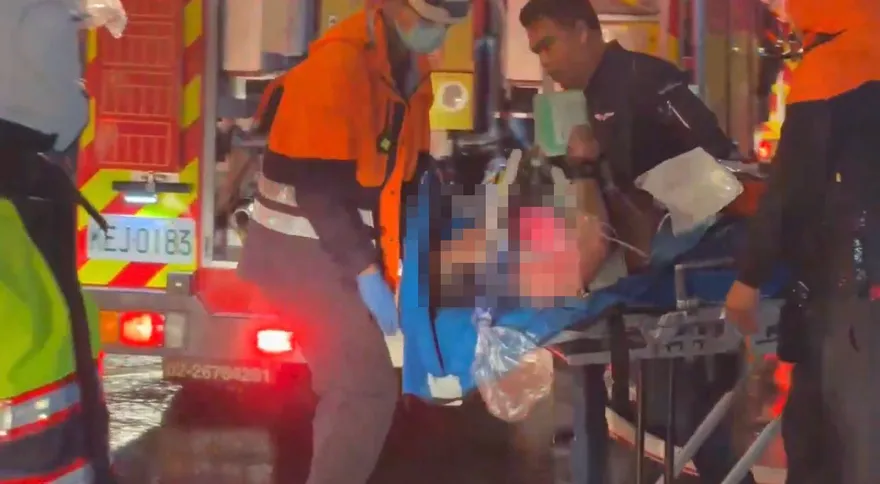 影/北市大安區住宅高樓層火警　2人命危送醫不治