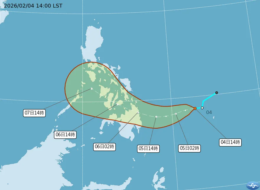 颱風「西望洋」生成！朝西移動對台灣無影響
