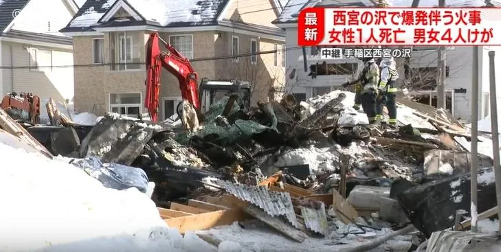 北海道札幌住宅疑煤氣爆炸「房子夷為平地」　釀1死4傷