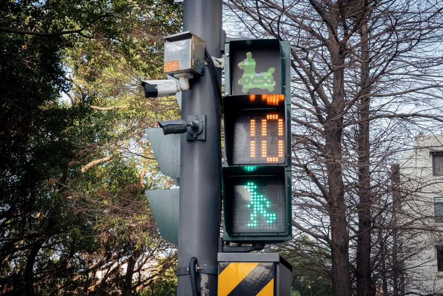 竹市「Rody跳跳馬」現身紅綠燈　可愛造型萌翻街頭