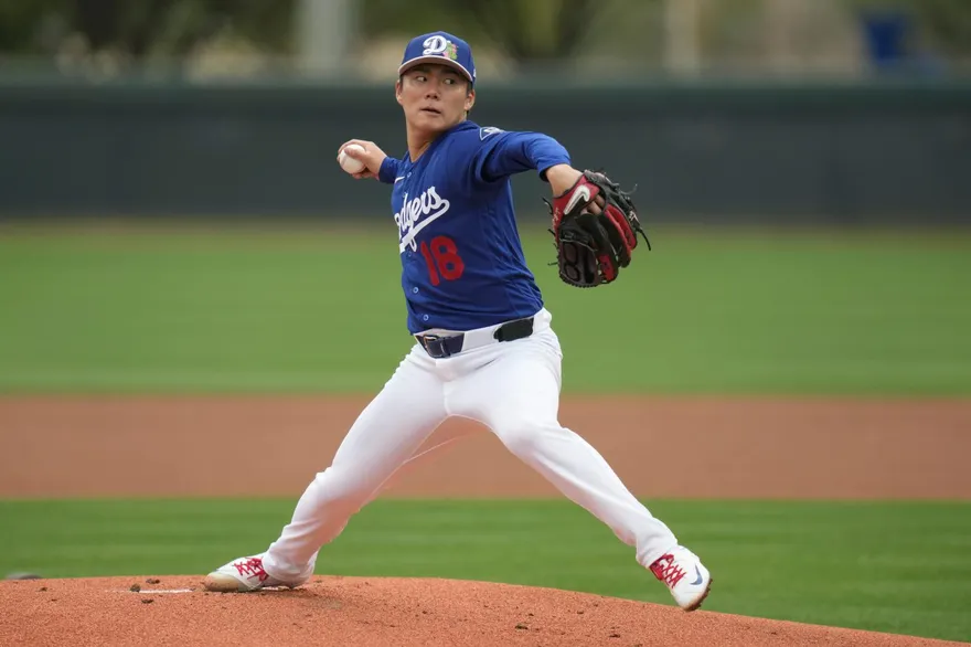 WBC/大谷、朗希跪著看！山本由伸春訓首次LiveBP狀況出色