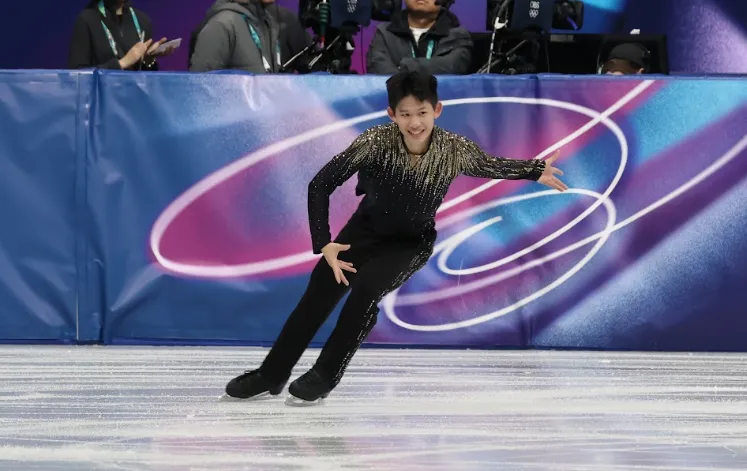 冰上之花綻放！　李宇翔冬奧長曲完成四圈跳驚艷全場