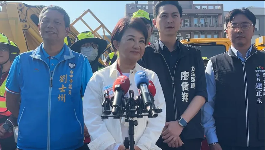 不是黨中央！她出手化解「姐弟之爭」 盧秀燕笑了：有結果最重要