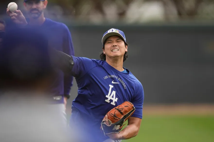 MLB/春訓狂飆158公里！道奇重申大谷翔平WBC僅打不投