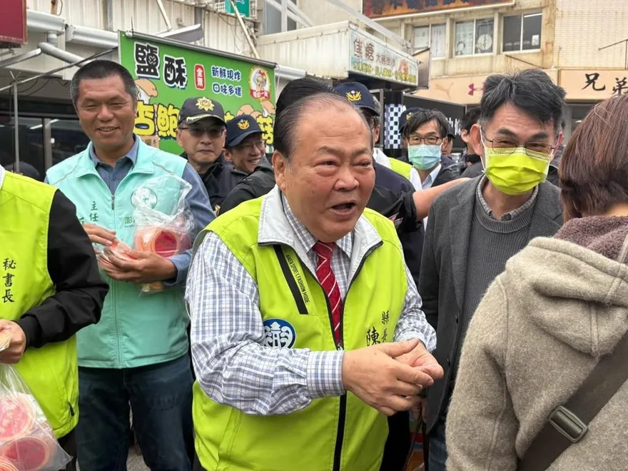 陳光復重摔昏迷未脫險　選戰對手葉竹林發聲：願縣長早日康復、平安無恙