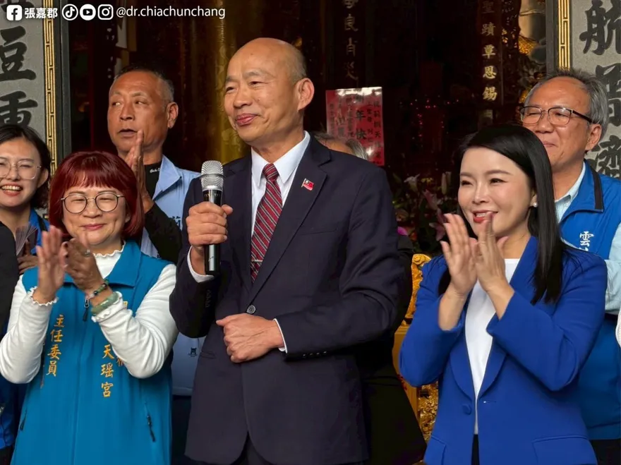 為雲林鄉親打拼　韓國瑜驚爆張麗善「很久沒洞房花燭夜」