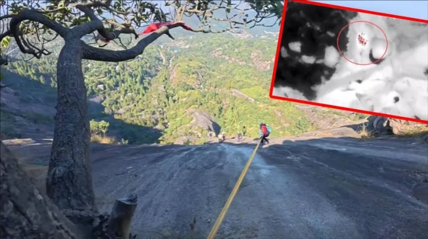 陸夫妻年初一攜8歲女爬禁山受困　「無人機+熱像儀」懸崖尋獲