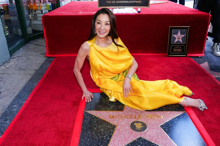 好萊塢星光大道摘星！楊紫瓊喊「太瘋狂」　李安現身力挺