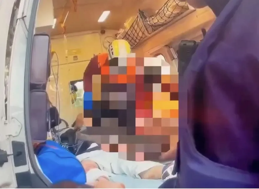 影/北市知名醫美診所驚爆槍案！ 董座腿中槍噴血　送醫直擊