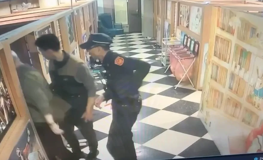 影/北市清晨小黃搶案10小時破案　2嫌逃台中網咖落網