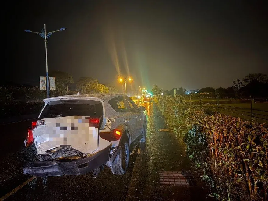 花蓮鳳林刑警酒駕追撞釀3傷　記大過、調離現職