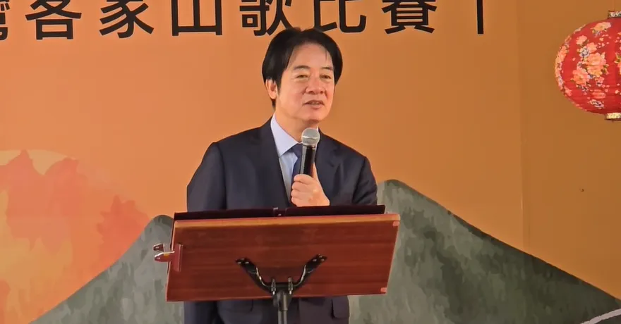 賴清德竹東第一次初體驗！「沒獲冠軍很難自稱是台灣山歌大王」