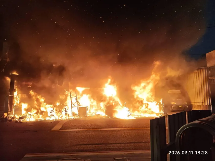 影/慟！台南機車行死亡大火　老闆為救臥床妻雙雙成焦屍