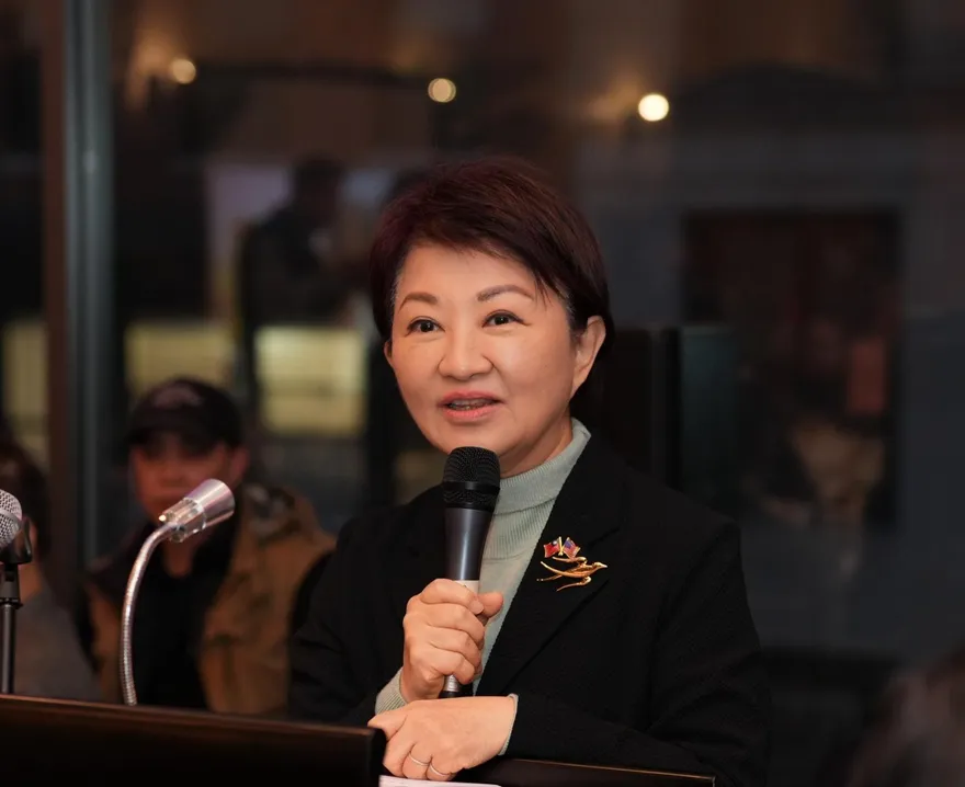 盧秀燕波士頓僑宴演說！珍奶喻台中精神 引名言倡議「家和萬事興」