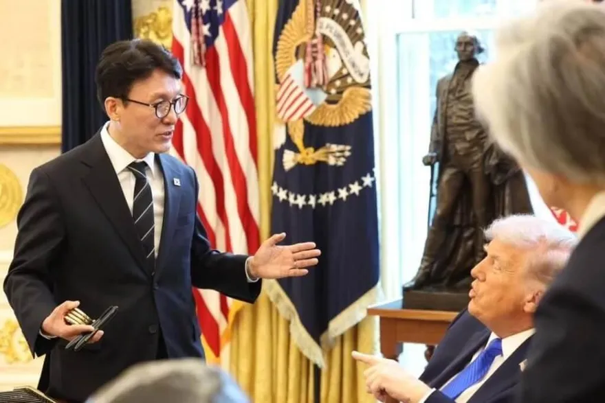 川普晤南韓總理金民錫　會談20分鐘關注北韓議題