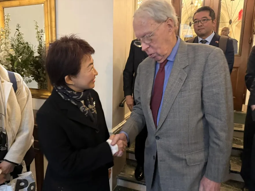 盧秀燕會晤前AIT主席獲高規格對待　下一站將前往華府