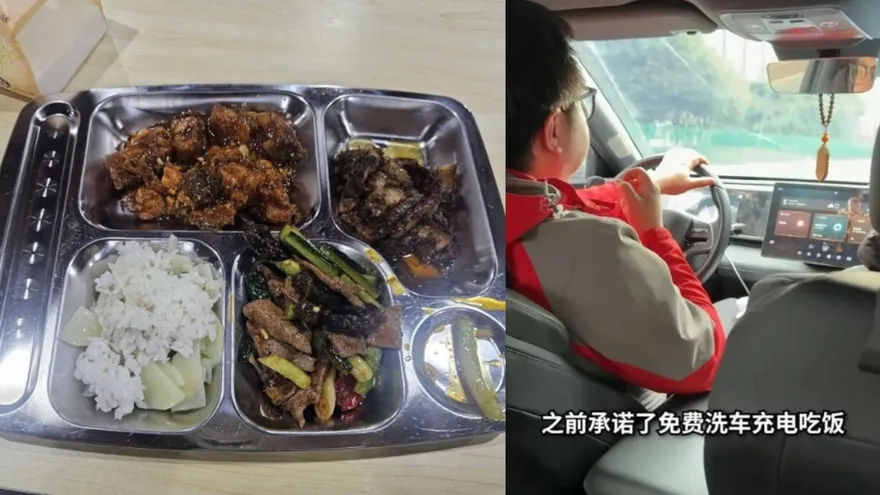 吃人夠夠！陸車主4S店瘋狂白嫖　一年「蹭餐」260次還打包