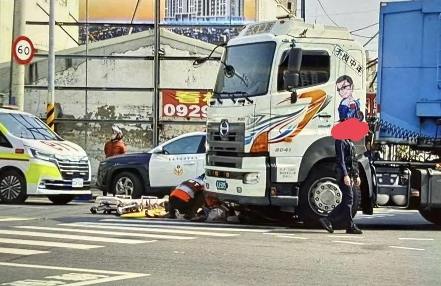 我媽還在加護病房！台南嬤遭大車輾過　家屬淚求行車紀錄器