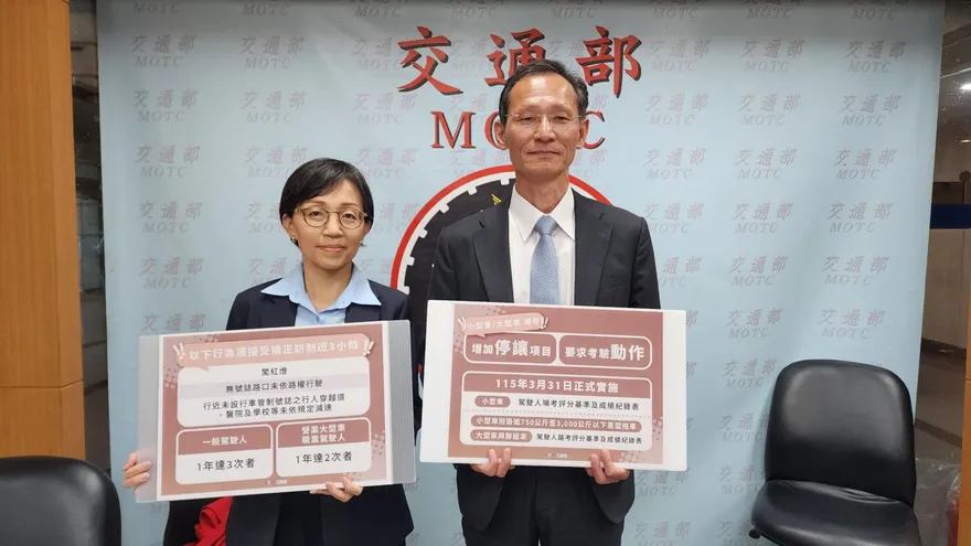 公路局新制3/31上路！考照增2評分項目　未停讓行人直接出局