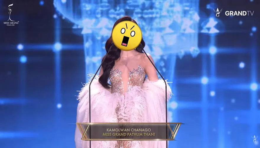 影/泰選美佳麗出場「牙齒貼片噴飛」　神反應化解尷尬全場讚爆