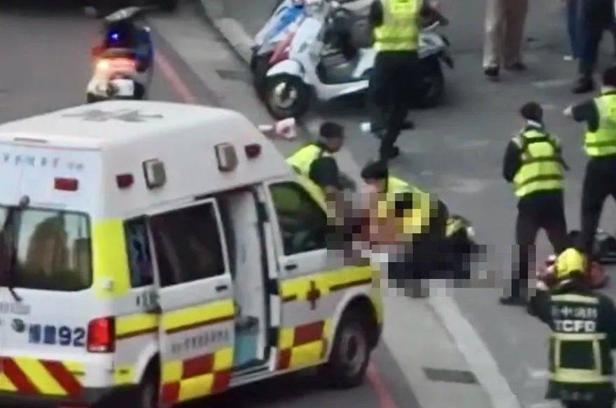 影/台中妙齡女頸部遭砍濺血　無呼吸心跳送醫不治