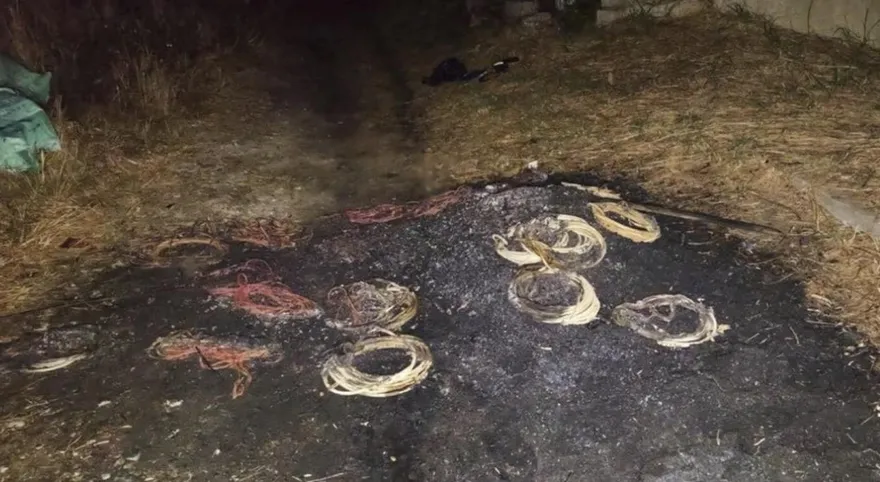 高雄湖內魚塭電纜連續竊案　嫌犯公墓旁燒贓物遭警活逮