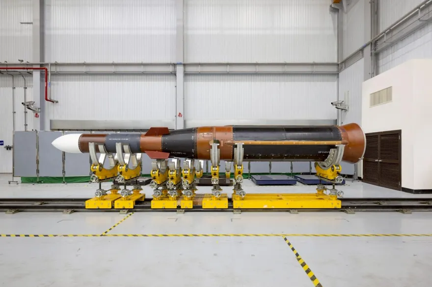 賴清德視導中科院　天弓四型測試彈體意外曝光